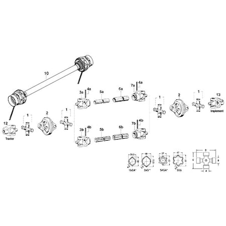 A & I Products Complete Safety Shield 64" x10" x10" A-WSK484D